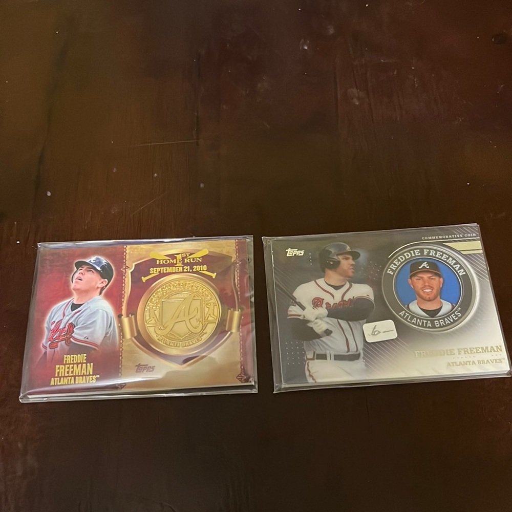 Freddie Freeman Atlanta Braves commemorative medallion/coin 1st home run/2020 2